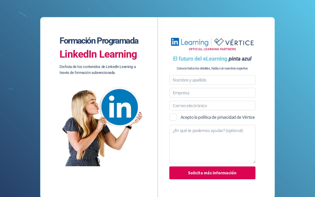 Formación Programada con LinkedIn Learning